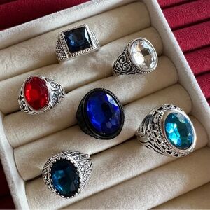 Modern Fashion Ring Bundle - 6 Rings